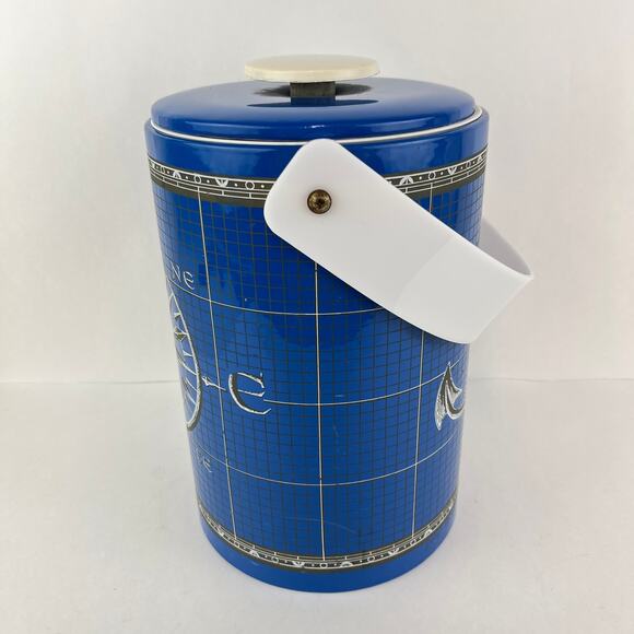 Georges Briard Vintage Nautical Compass Rose Ice Bucket - Picture 4 of 12